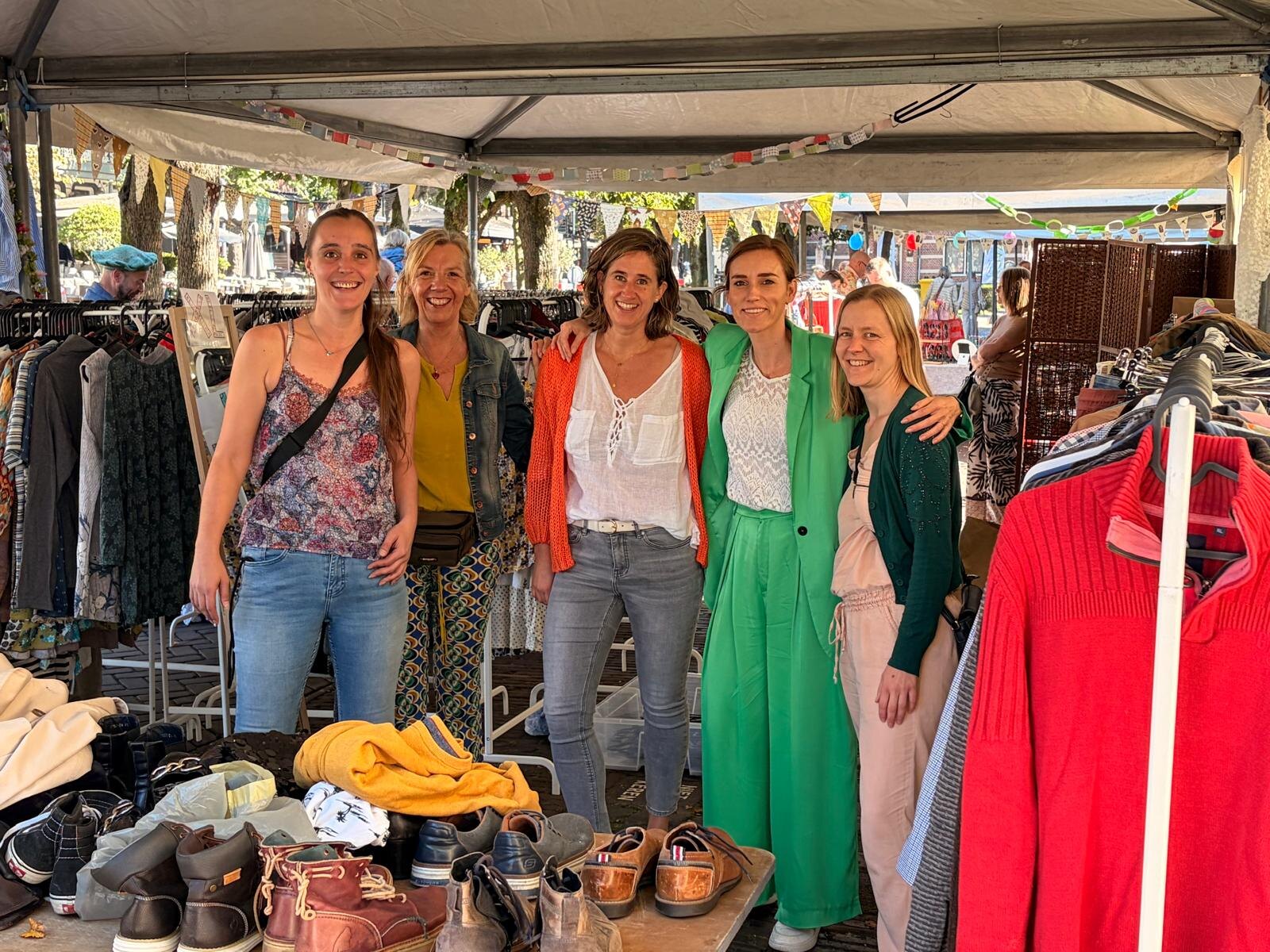 Organisatieteam bij het succesvolle Swap Event in Oisterwijk